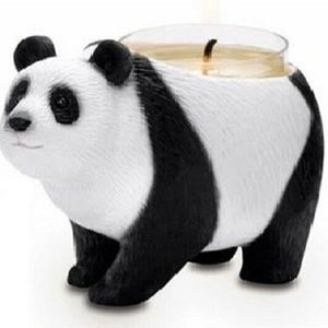 PartyLite Nature's Love~ Baby Panda Candle Holder